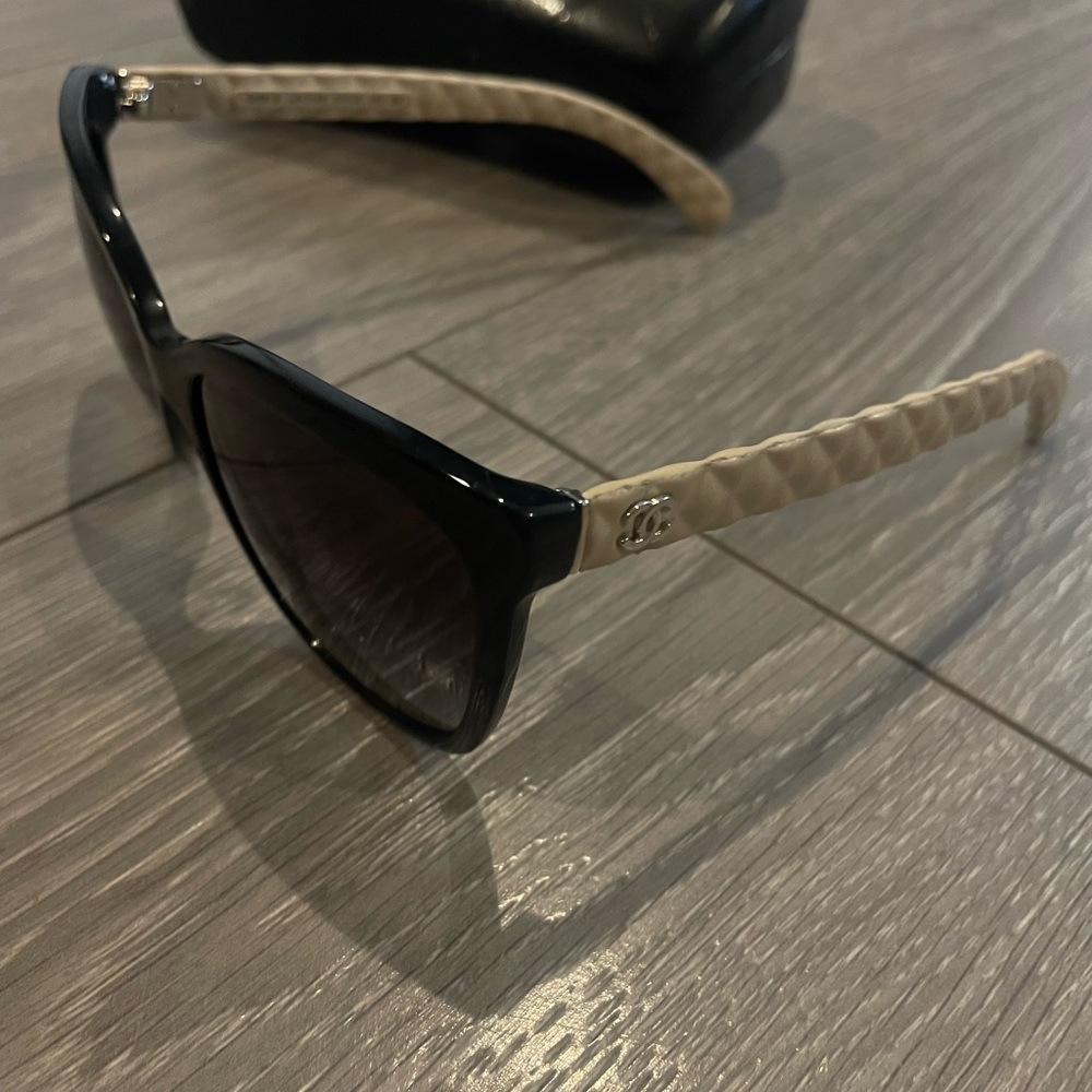Chanel Sunglasses, Leather Arms